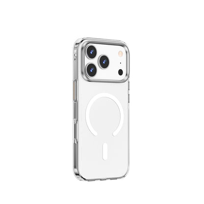 iPhone 17 Pro Kılıf M-safe Şarj Özellikli Wiwu YXK-208 Invisible Ultra Sert PC Kapak