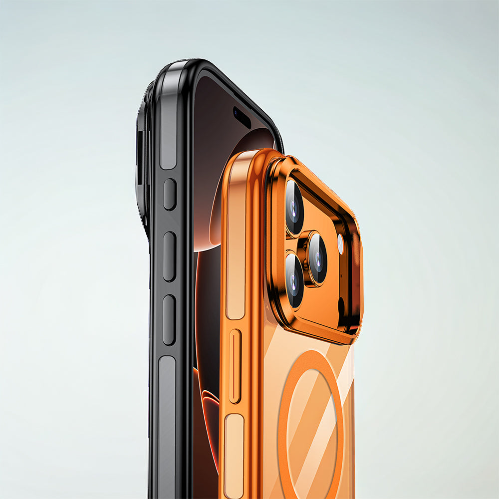 iPhone 17 Pro Kılıf M-safe Şarj Özellikli Wlons Standlı Efsane Kapak