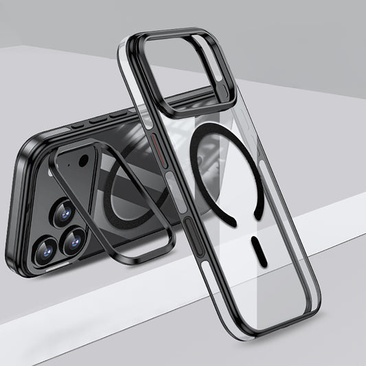 iPhone 17 Pro Kılıf M-safe Şarj Özellikli Wlons Standlı Efsane Kapak