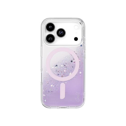iPhone 17 Pro Kılıf M-safe Şarj Özellikli Yıldız Simli Arka Yüzey Coehl Lyra Kapak