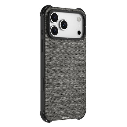 iPhone 17 Pro Kılıf M-safe Şarj Özellikli Youngkit Canvas Serisi Kapak