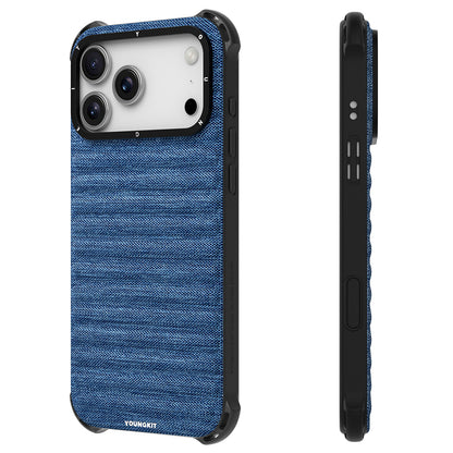 iPhone 17 Pro Kılıf M-safe Şarj Özellikli Youngkit Canvas Serisi Kapak