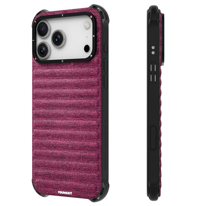 iPhone 17 Pro Kılıf M-safe Şarj Özellikli Youngkit Canvas Serisi Kapak
