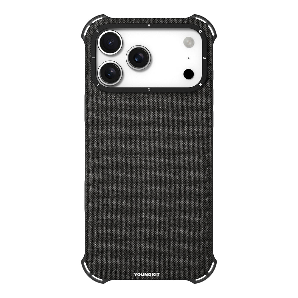 iPhone 17 Pro Kılıf M-safe Şarj Özellikli Youngkit Canvas Serisi Kapak