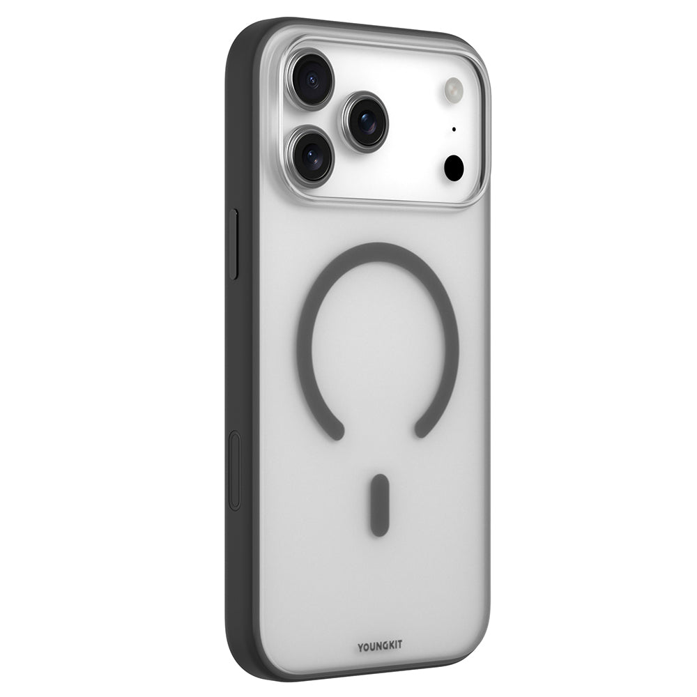 iPhone 17 Pro Kılıf M-safe Şarj Özellikli Youngkit Clear Serisi Kapak