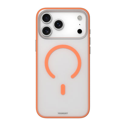 iPhone 17 Pro Kılıf M-safe Şarj Özellikli Youngkit Clear Serisi Kapak