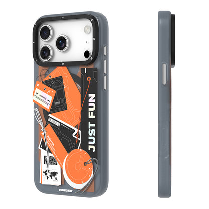 iPhone 17 Pro Kılıf M-Safe Şarj Özellikli Youngkit Different Dimension Serisi Kapak