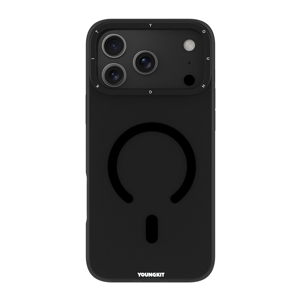 iPhone 17 Pro Kılıf M-safe Şarj Özellikli Youngkit Hidden Sand Serisi Kapak