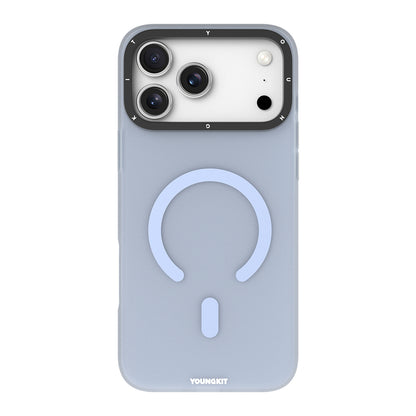 iPhone 17 Pro Kılıf M-safe Şarj Özellikli Youngkit Hidden Sand Serisi Kapak