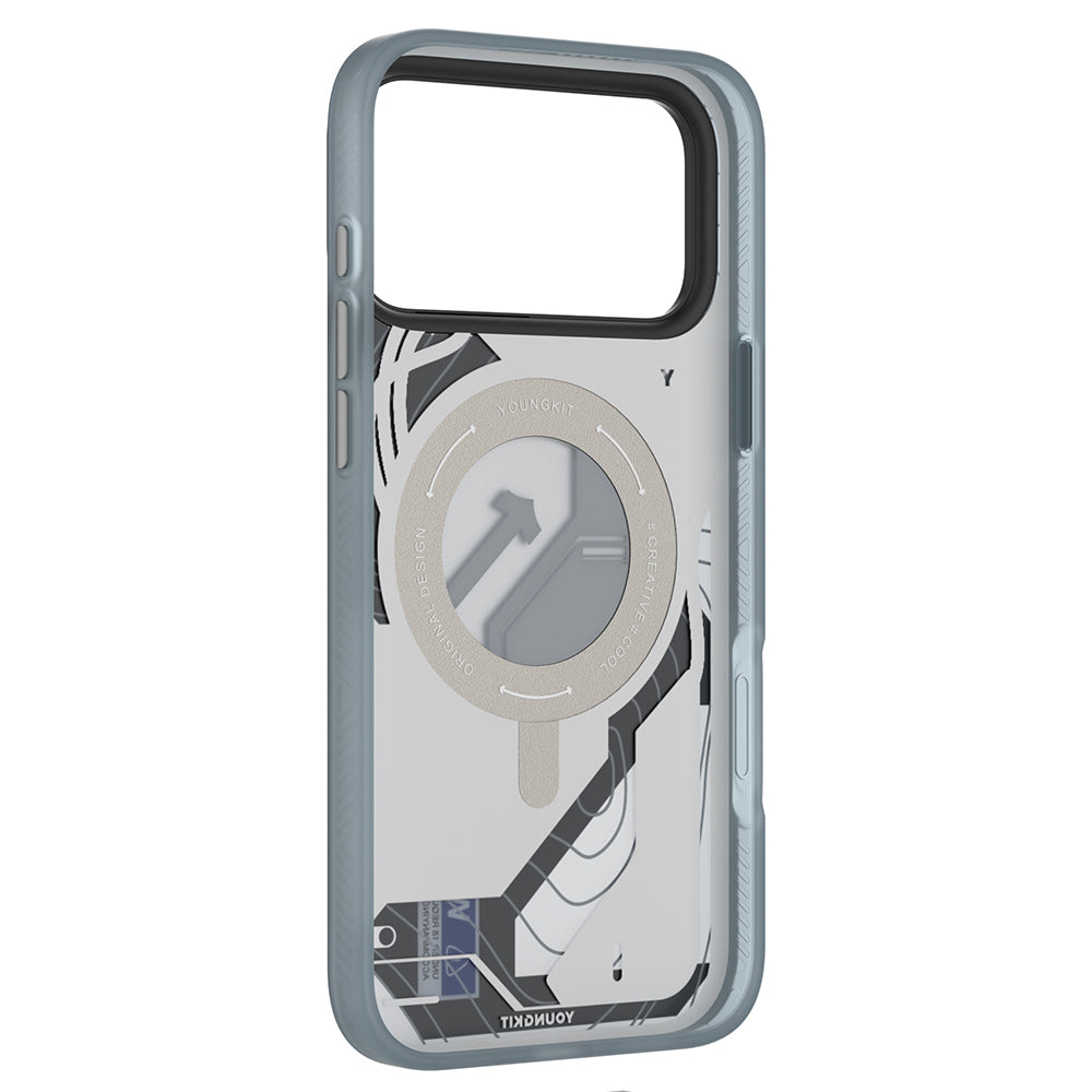 iPhone 17 Pro Kılıf M-safe Şarj Özellikli Youngkit Starship Serisi Kapak