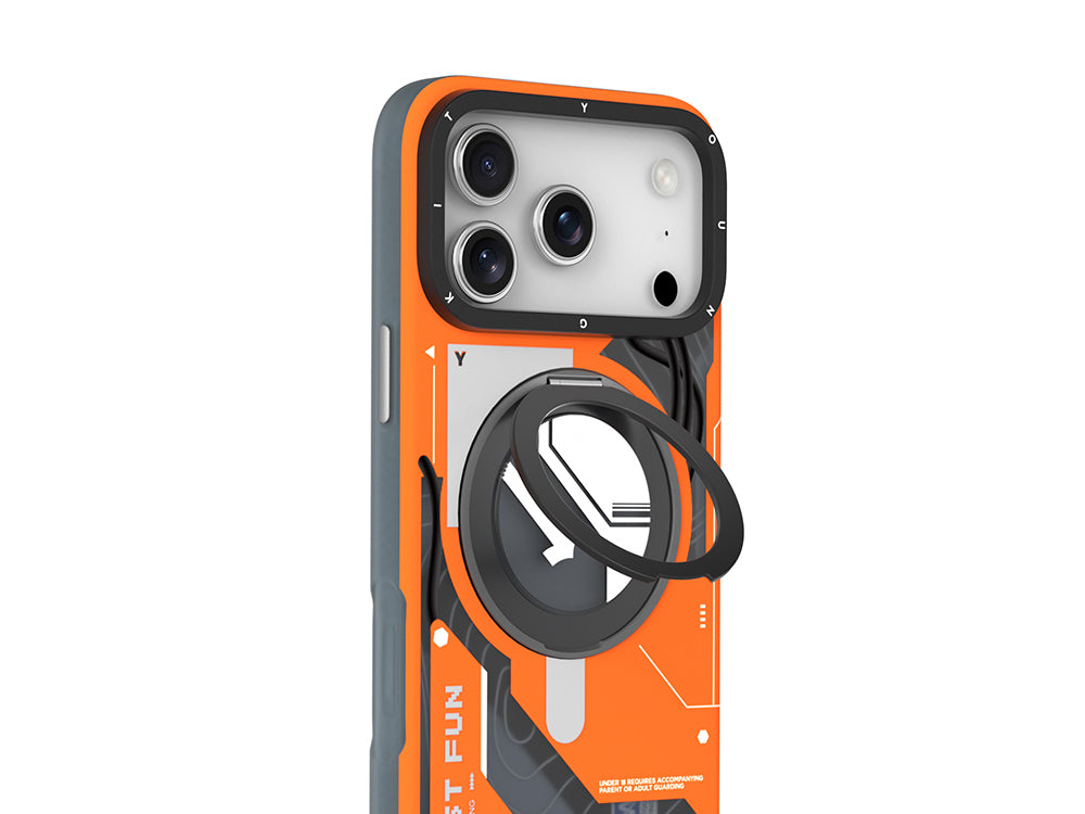 iPhone 17 Pro Kılıf M-safe Şarj Özellikli Youngkit Starship Serisi Kapak