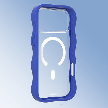 iPhone 17 Pro Kılıf M-safe Şarj Özellikli Youngkit Wave Clear Serisi Kapak
