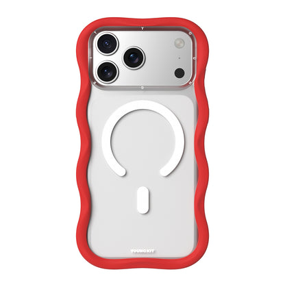 iPhone 17 Pro Kılıf M-safe Şarj Özellikli Youngkit Wave Matte Serisi Kapak