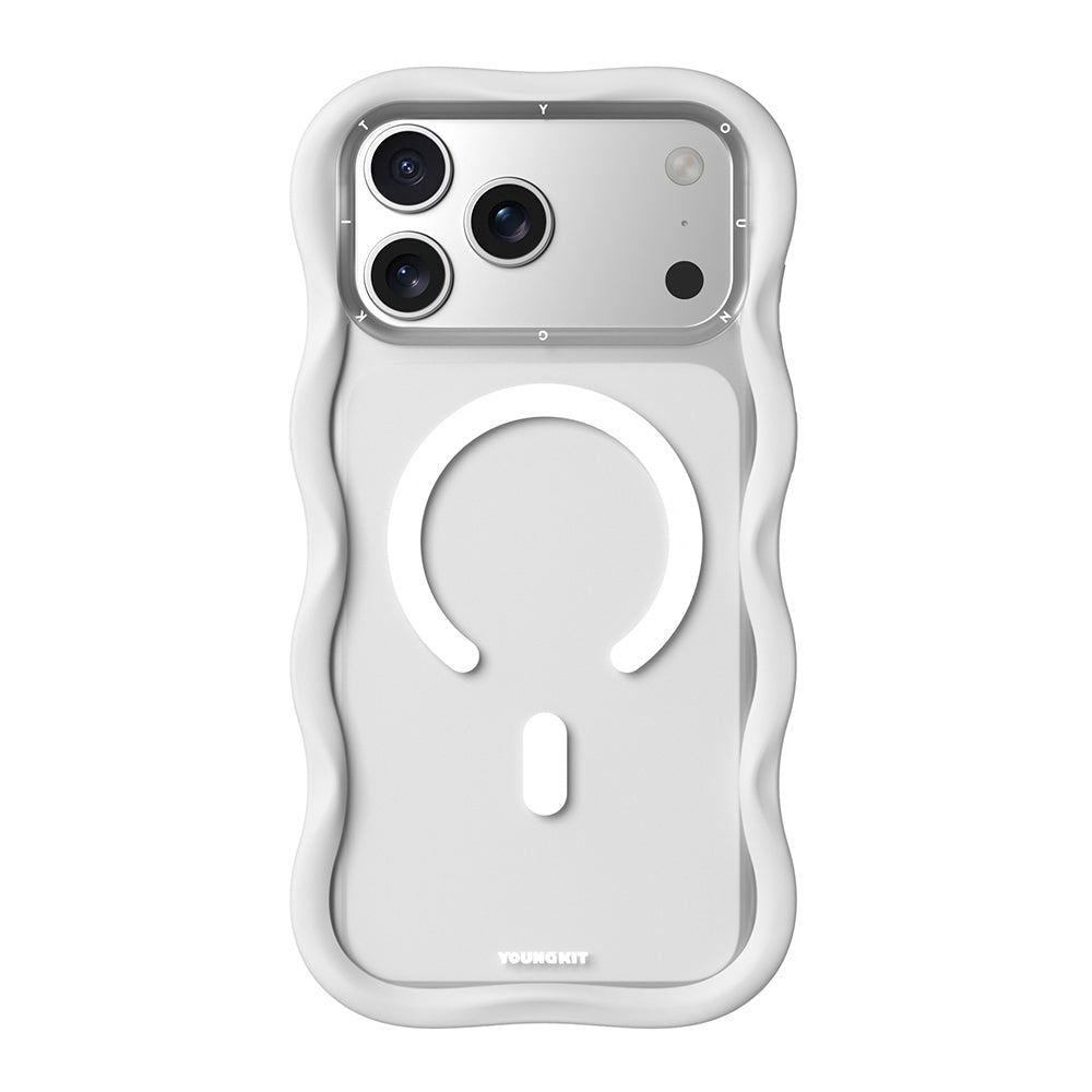 iPhone 17 Pro Kılıf M-safe Şarj Özellikli Youngkit Wave Matte Serisi Kapak