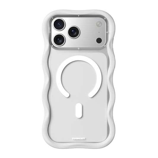 iPhone 17 Pro Kılıf M-safe Şarj Özellikli Youngkit Wave Matte Serisi Kapak