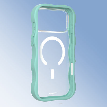 iPhone 17 Pro Kılıf M-safe Şarj Özellikli Youngkit Wave Matte Serisi Kapak