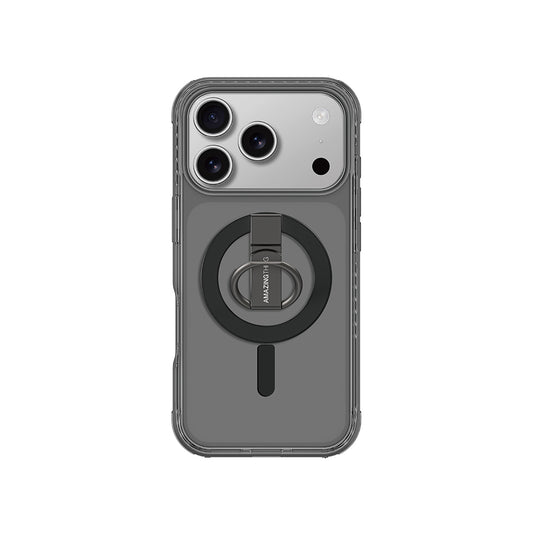 iPhone 17 Pro Kılıf M-safe Şarj Özellikli Yüzük Standlı Amazingthing Titan Pro Serisi Kapak