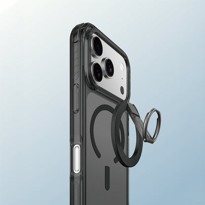 iPhone 17 Pro Kılıf M-safe Şarj Özellikli Yüzük Standlı Amazingthing Titan Pro Serisi Kapak