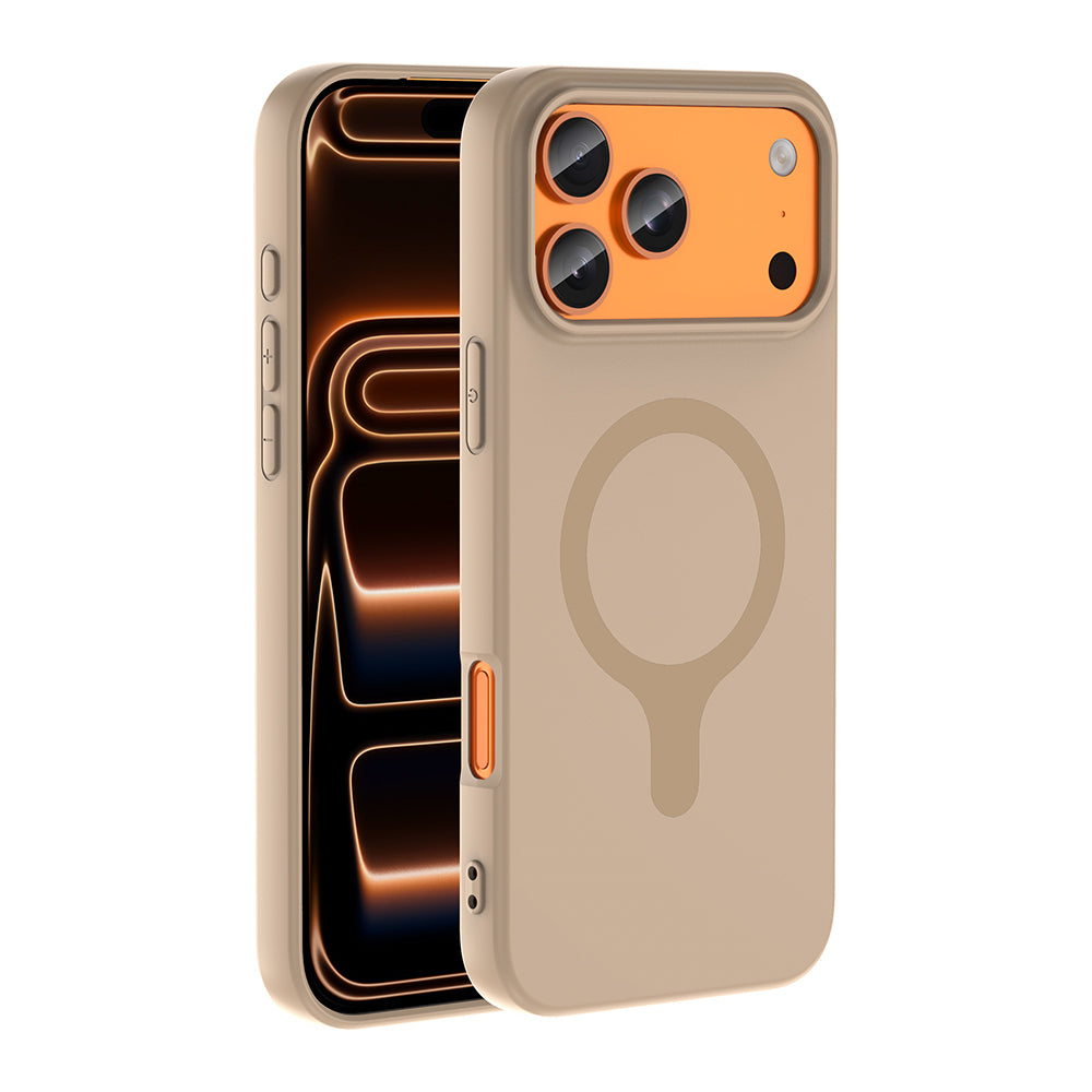 Apple iPhone 17 Pro Kılıf M-Safe Şarj Özellikli Zore Aris Silikon Kapak