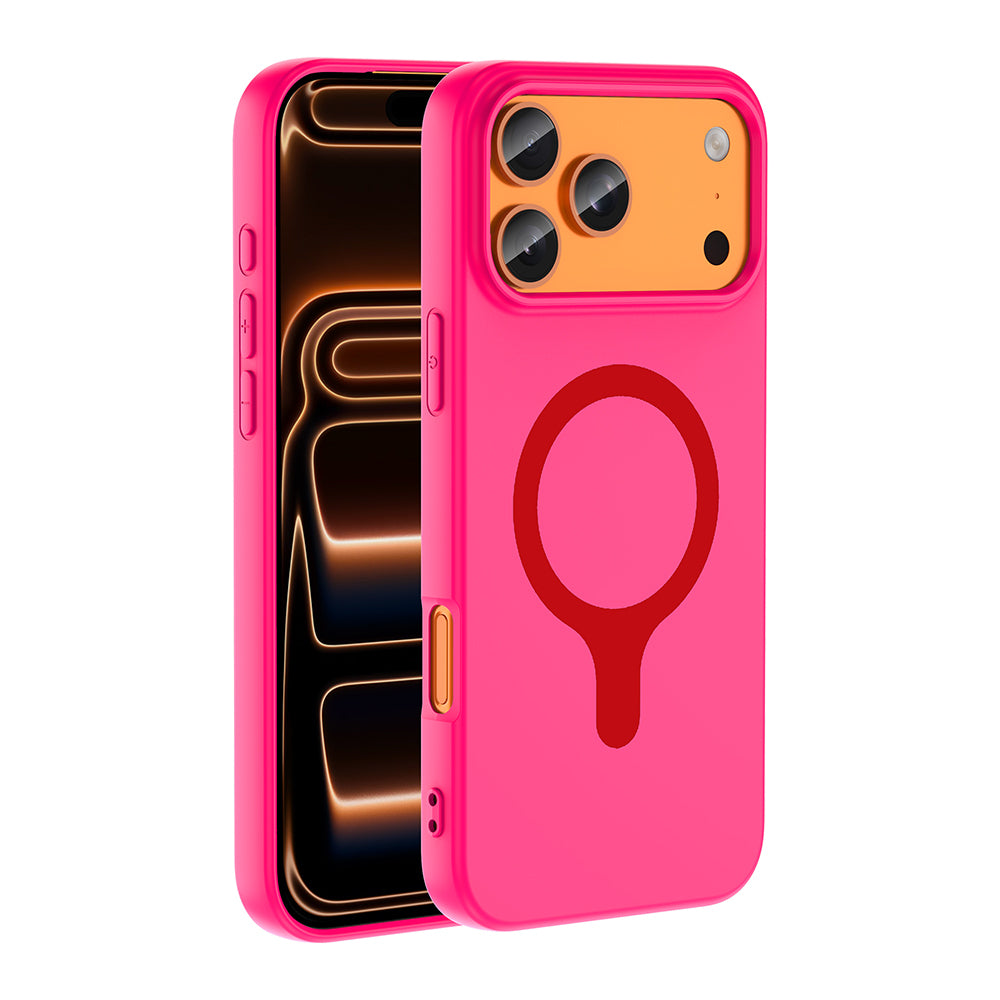 Apple iPhone 17 Pro Kılıf M-Safe Şarj Özellikli Zore Aris Silikon Kapak