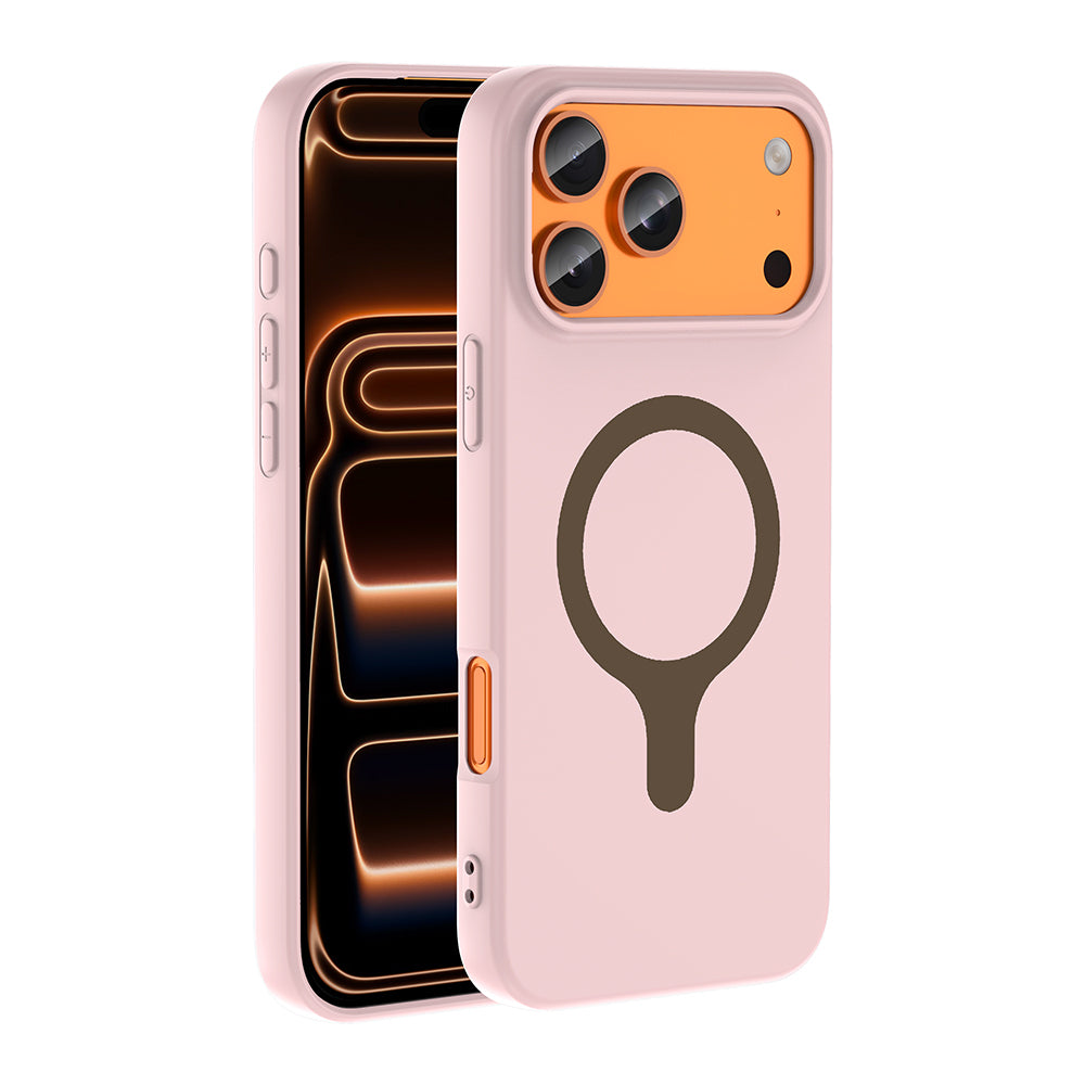Apple iPhone 17 Pro Kılıf M-Safe Şarj Özellikli Zore Aris Silikon Kapak