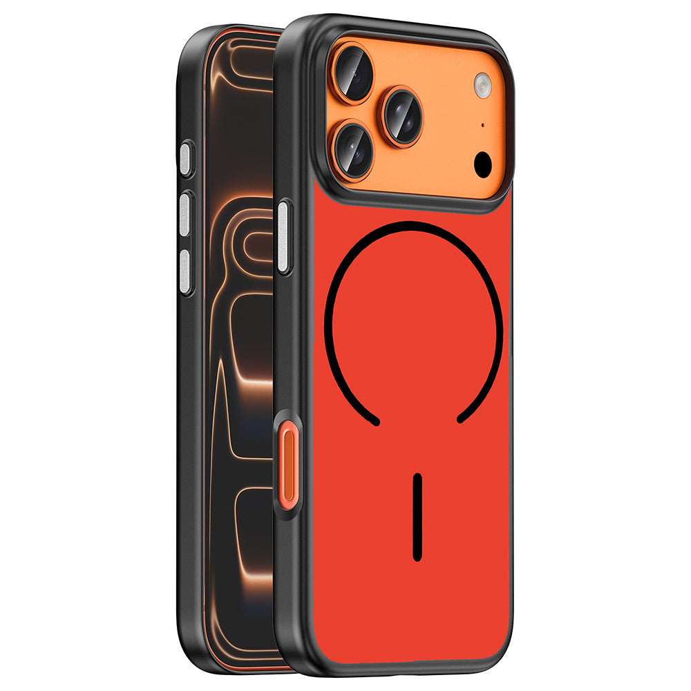 Apple iPhone 17 Pro Kılıf M-Safe Şarj Özellikli Zore Lora PC Kapak