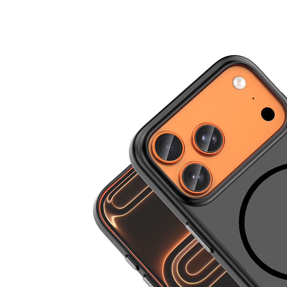 Apple iPhone 17 Pro Kılıf M-Safe Şarj Özellikli Zore Lora PC Kapak