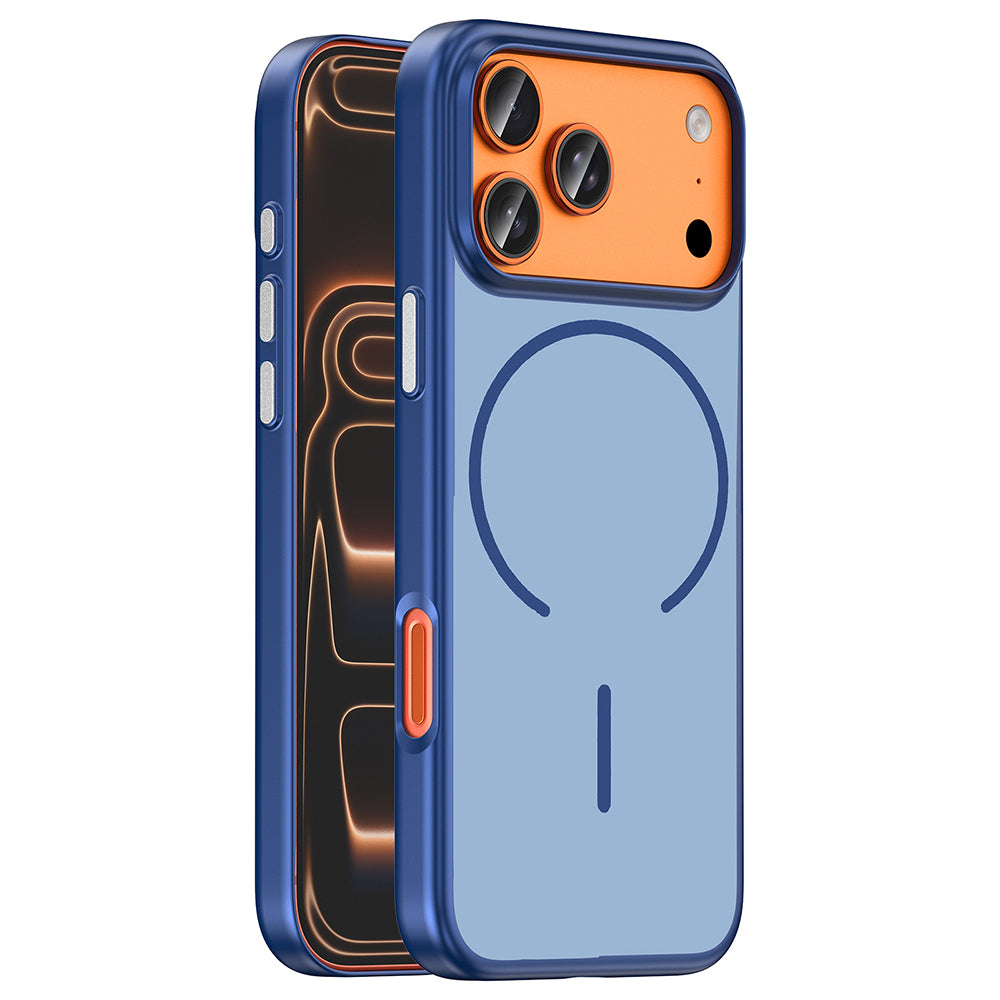 Apple iPhone 17 Pro Kılıf M-Safe Şarj Özellikli Zore Lora PC Kapak