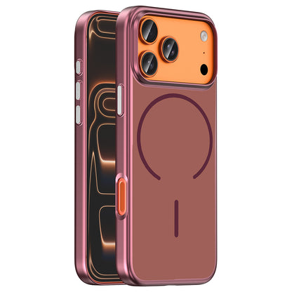Apple iPhone 17 Pro Kılıf M-Safe Şarj Özellikli Zore Lora PC Kapak