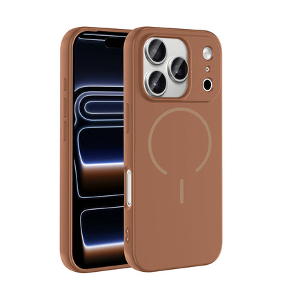 Apple iPhone 17 Pro Kılıf M-safe Şarj Özellikli Zore Meta Kapak