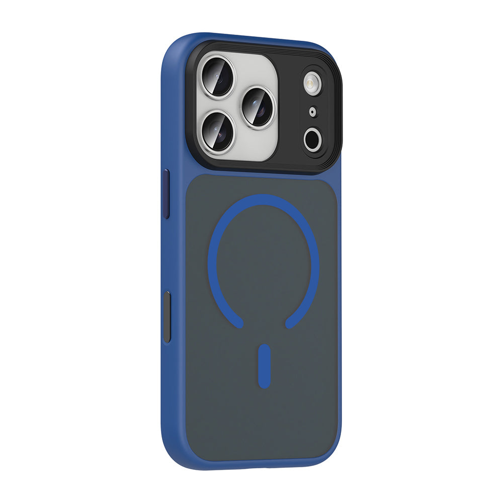 Apple iPhone 17 Pro Kılıf Mat Arka Yüzey Wireless Şarj Özellikli Zore Flet M-safe Kapak