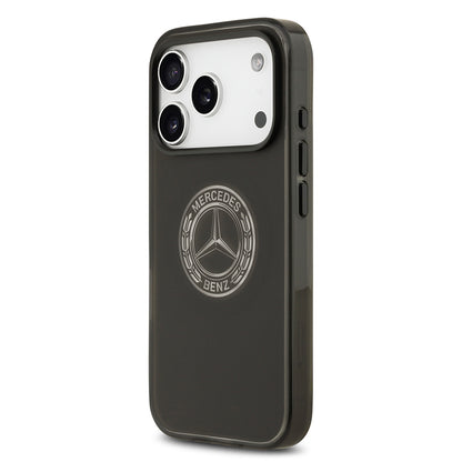 iPhone 17 Pro Kılıf Mercedes Benz Orjinal Lisanslı M-safe Şarj Özellikli Buzlu PC Nostaljik Yıldız Dizayn Kapak