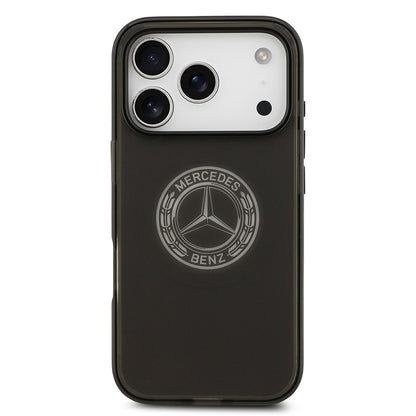 iPhone 17 Pro Kılıf Mercedes Benz Orjinal Lisanslı M-safe Şarj Özellikli Buzlu PC Nostaljik Yıldız Dizayn Kapak