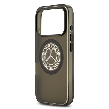 iPhone 17 Pro Kılıf Mercedes Benz Orjinal Lisanslı M-safe Şarj Özellikli Buzlu PC Nostaljik Yıldız Dizayn Kapak