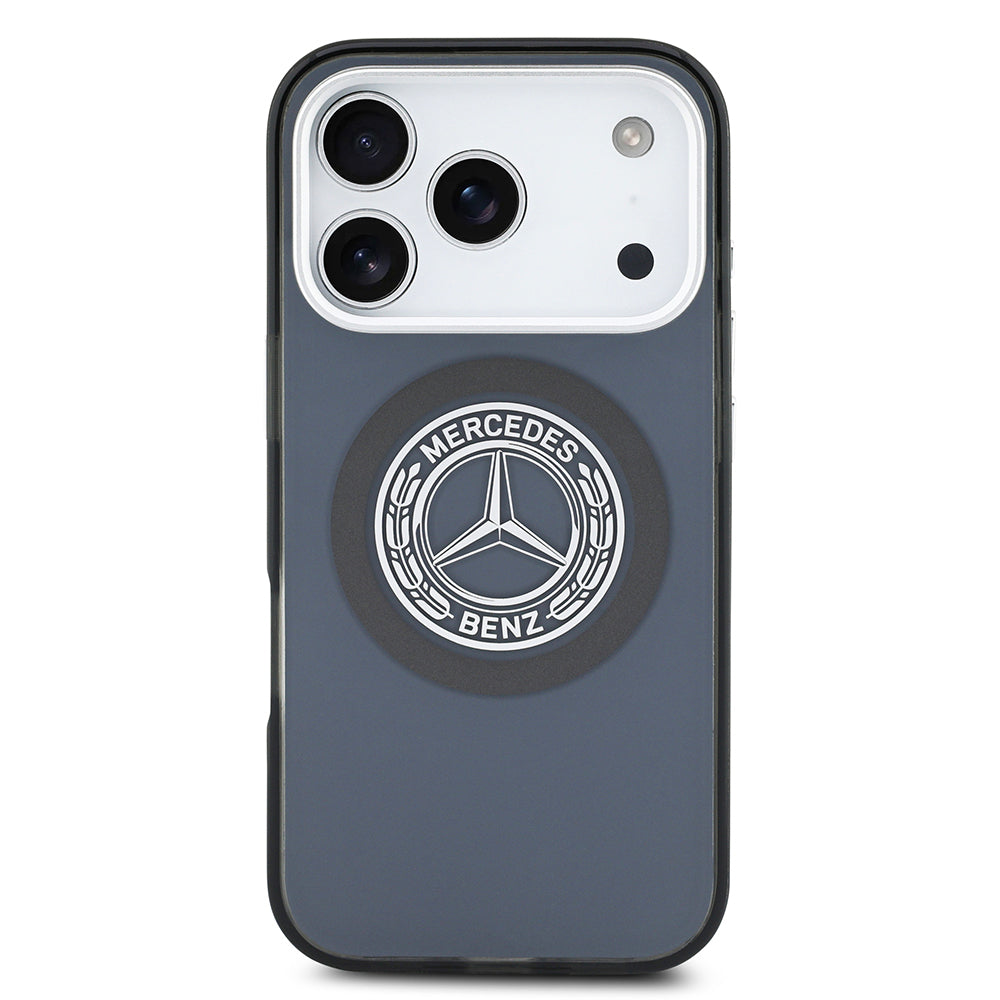 iPhone 17 Pro Kılıf Mercedes Benz Orjinal Lisanslı M-safe Şarj Özellikli Çift Katmanlı PC Nostaljik Yıldız Dizayn Kapak