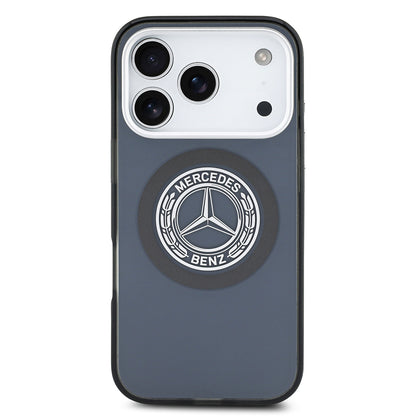 iPhone 17 Pro Kılıf Mercedes Benz Orjinal Lisanslı M-safe Şarj Özellikli Çift Katmanlı PC Nostaljik Yıldız Dizayn Kapak