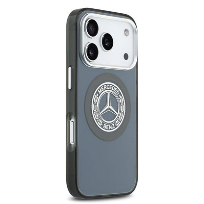 iPhone 17 Pro Kılıf Mercedes Benz Orjinal Lisanslı M-safe Şarj Özellikli Çift Katmanlı PC Nostaljik Yıldız Dizayn Kapak