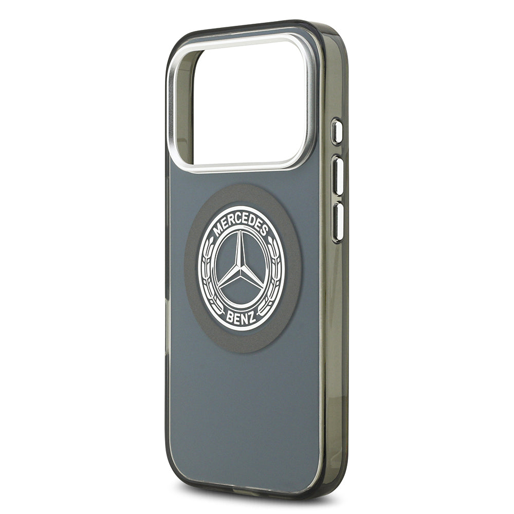 iPhone 17 Pro Kılıf Mercedes Benz Orjinal Lisanslı M-safe Şarj Özellikli Çift Katmanlı PC Nostaljik Yıldız Dizayn Kapak