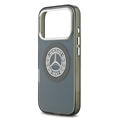iPhone 17 Pro Kılıf Mercedes Benz Orjinal Lisanslı M-safe Şarj Özellikli Çift Katmanlı PC Nostaljik Yıldız Dizayn Kapak