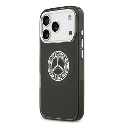 iPhone 17 Pro Kılıf Mercedes Benz Orjinal Lisanslı M-safe Şarj Özellikli Çift Katmanlı PC Nostaljik Yıldız Dizayn Kapak