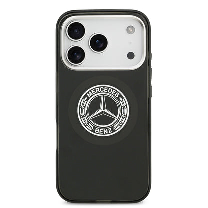iPhone 17 Pro Kılıf Mercedes Benz Orjinal Lisanslı M-safe Şarj Özellikli Çift Katmanlı PC Nostaljik Yıldız Dizayn Kapak