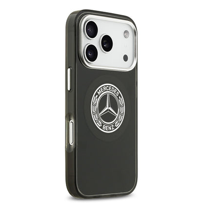 iPhone 17 Pro Kılıf Mercedes Benz Orjinal Lisanslı M-safe Şarj Özellikli Çift Katmanlı PC Nostaljik Yıldız Dizayn Kapak