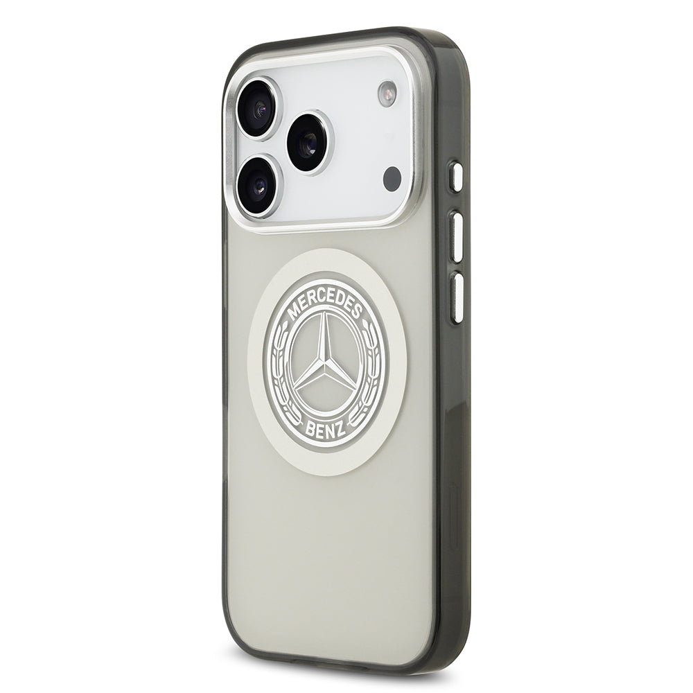 iPhone 17 Pro Kılıf Mercedes Benz Orjinal Lisanslı M-safe Şarj Özellikli Çift Katmanlı PC Nostaljik Yıldız Dizayn Kapak