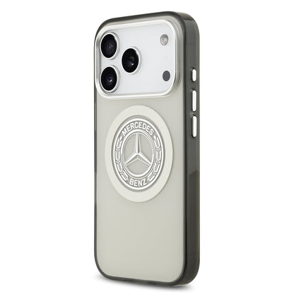 iPhone 17 Pro Kılıf Mercedes Benz Orjinal Lisanslı M-safe Şarj Özellikli Çift Katmanlı PC Nostaljik Yıldız Dizayn Kapak