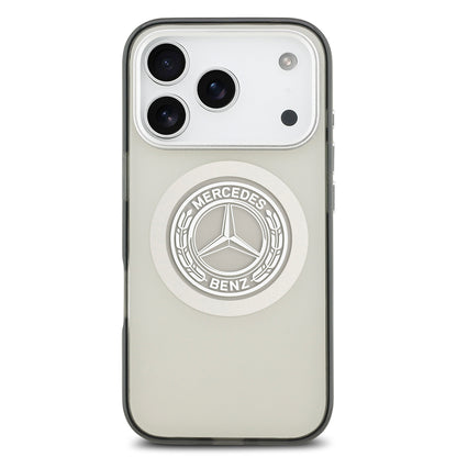 iPhone 17 Pro Kılıf Mercedes Benz Orjinal Lisanslı M-safe Şarj Özellikli Çift Katmanlı PC Nostaljik Yıldız Dizayn Kapak