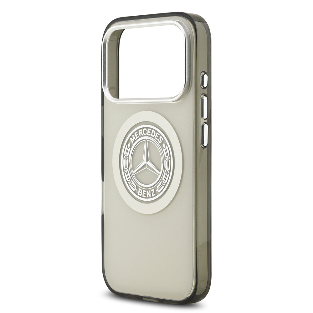 iPhone 17 Pro Kılıf Mercedes Benz Orjinal Lisanslı M-safe Şarj Özellikli Çift Katmanlı PC Nostaljik Yıldız Dizayn Kapak