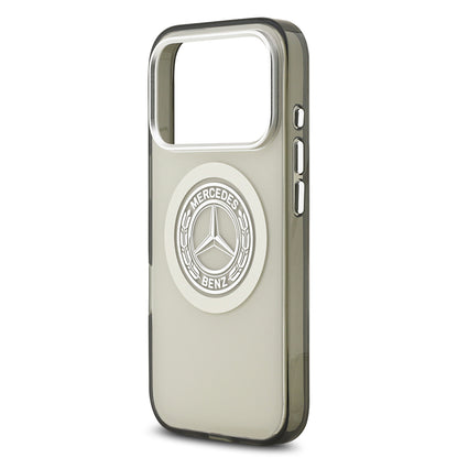 iPhone 17 Pro Kılıf Mercedes Benz Orjinal Lisanslı M-safe Şarj Özellikli Çift Katmanlı PC Nostaljik Yıldız Dizayn Kapak