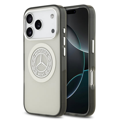 iPhone 17 Pro Kılıf Mercedes Benz Orjinal Lisanslı M-safe Şarj Özellikli Çift Katmanlı PC Nostaljik Yıldız Dizayn Kapak