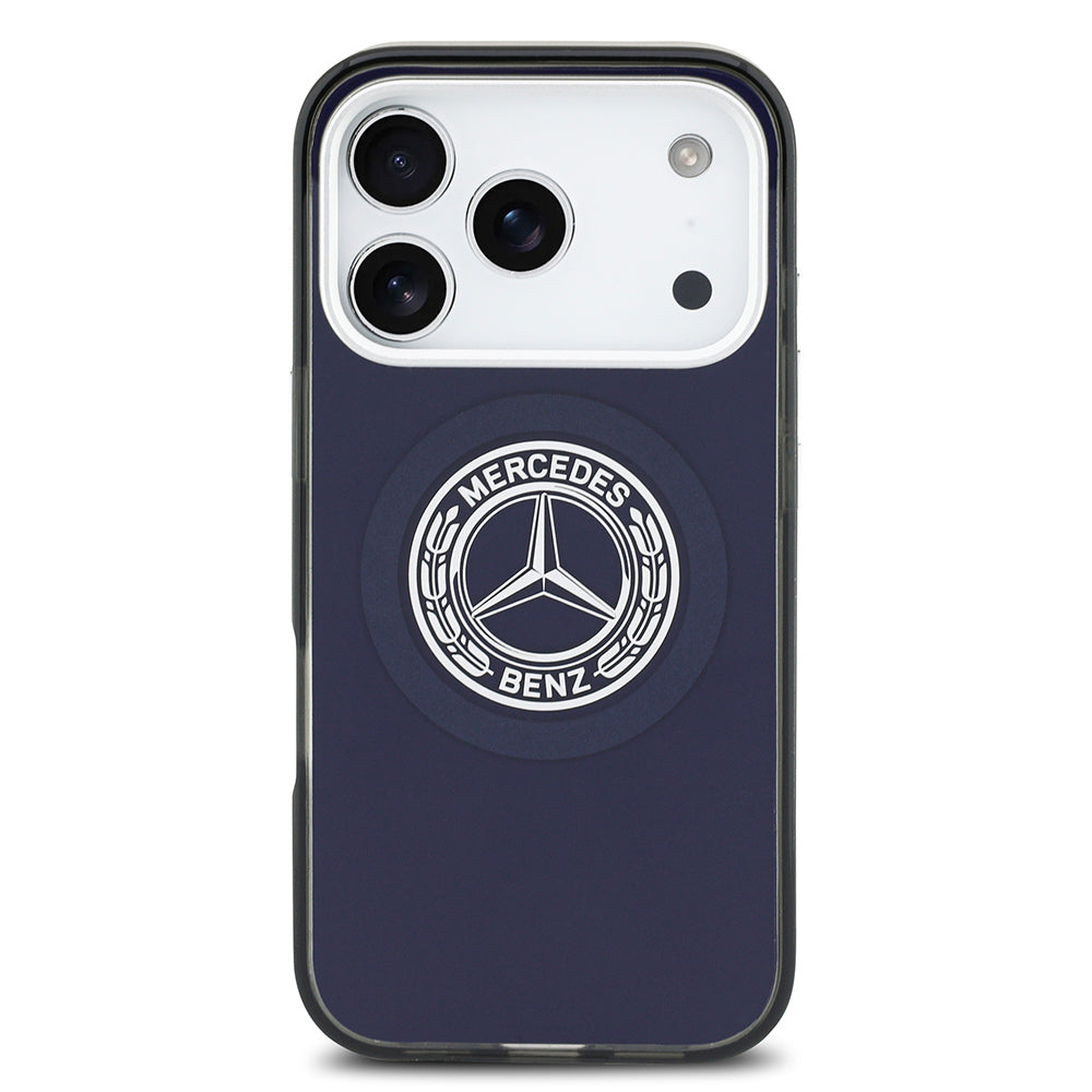 iPhone 17 Pro Kılıf Mercedes Benz Orjinal Lisanslı M-safe Şarj Özellikli Çift Katmanlı PC Nostaljik Yıldız Dizayn Kapak
