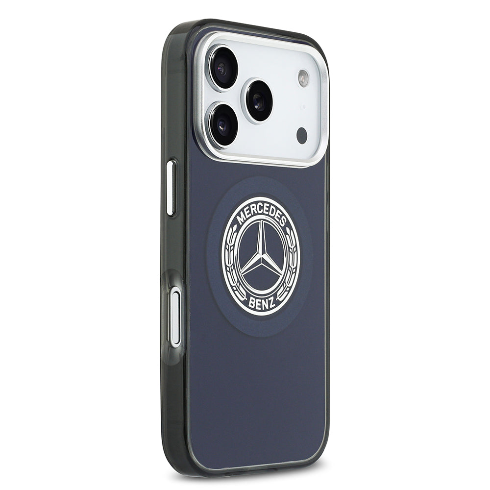 iPhone 17 Pro Kılıf Mercedes Benz Orjinal Lisanslı M-safe Şarj Özellikli Çift Katmanlı PC Nostaljik Yıldız Dizayn Kapak